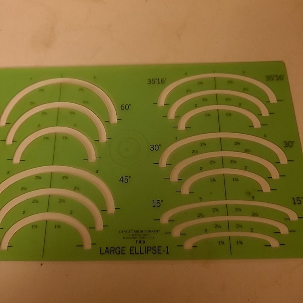 Protractor, Rulur and Geometrical  Template Bundle - Picture 5 of 8
